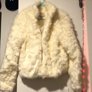 Faux fur jacket
